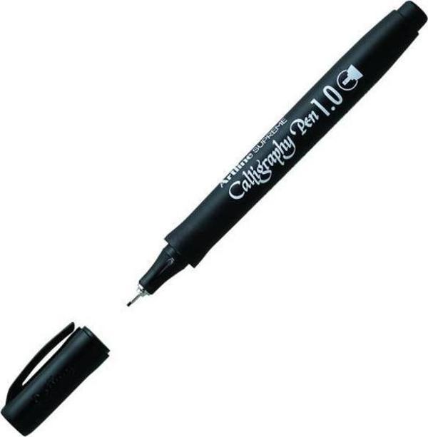 Artline Supreme Calligraphy Pen 1.0 Siyah Kaligrafi Kalemi (12 Li Paket) - Image 1