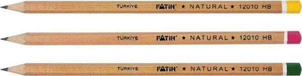 Fatih Kurşun Kalem Natural Köşeli Kurşun Kalem (1 Paket 100 Adet) - Image 1