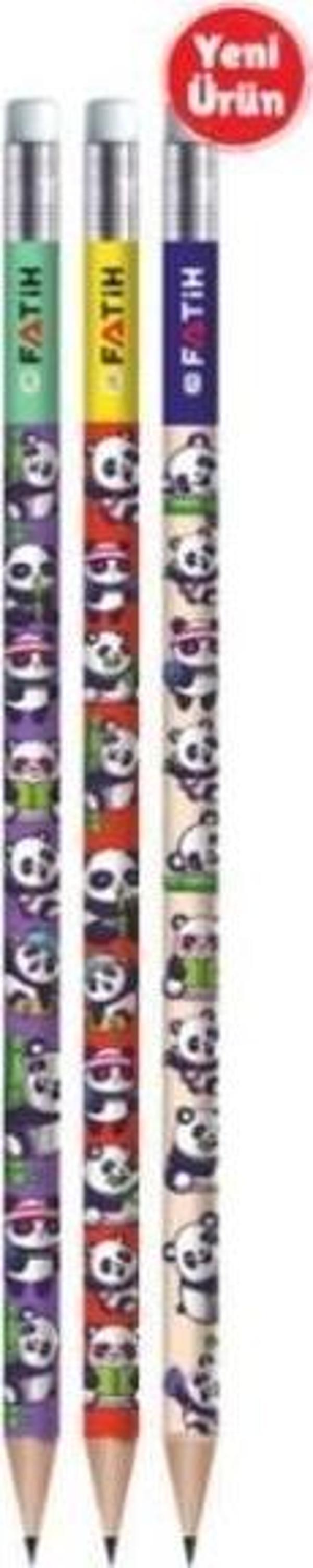 Fatih Kurşun Kalem Panda Kids Silgili Kurşun Kalem (72 Li Paket) - Image 1
