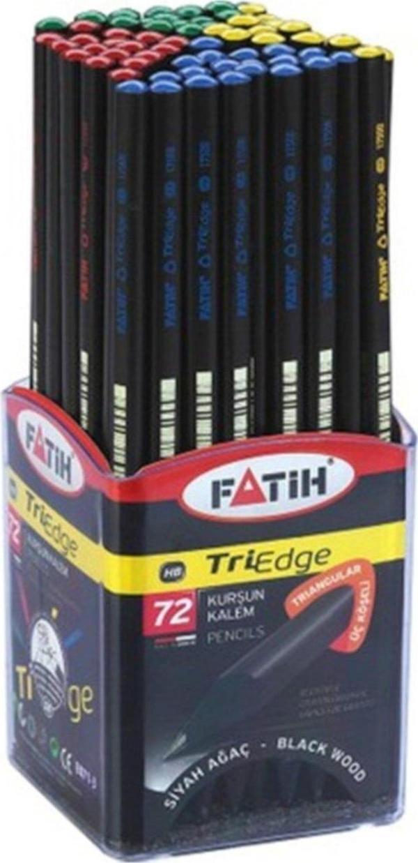 Fatih Kurşun Kalem Siyah Lata Triedge (72 Li Paket) - Image 1