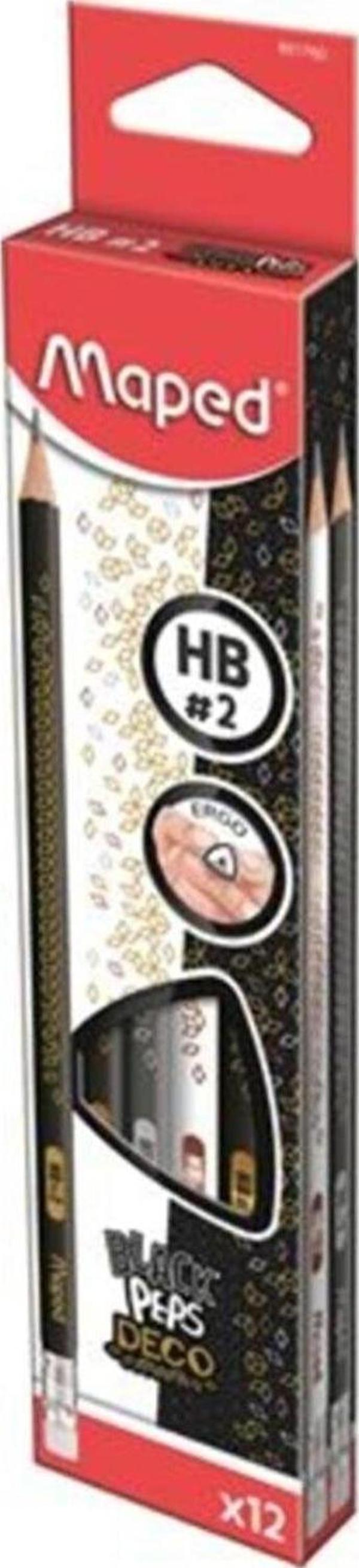 Maped Kurşun Kalem Deco Hb (12 Li Paket) - Image 1
