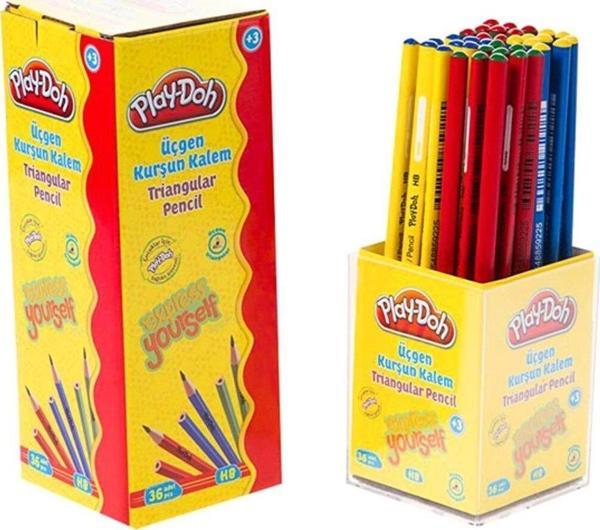 Play-Doh Kurşun Kalem Üçgen Kurşun Kalem (36 Lı Paket) - Image 1