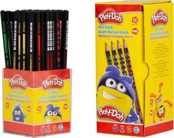 Play-Doh Mat Siyah Üçgen Kurşun Kalem 72'Li - Image 1
