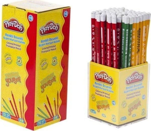 Play-Doh Renkli Üçgen Kurşun Kalem (72 Li Paket) - Image 1