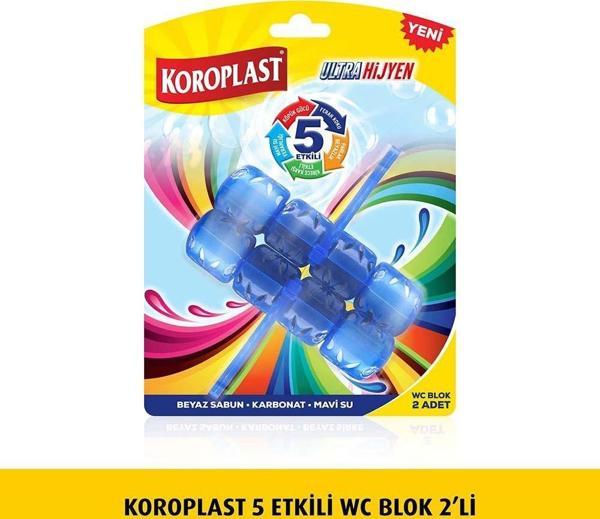 Koroplast 5 Etkili WC Blok 2'li - Image 1