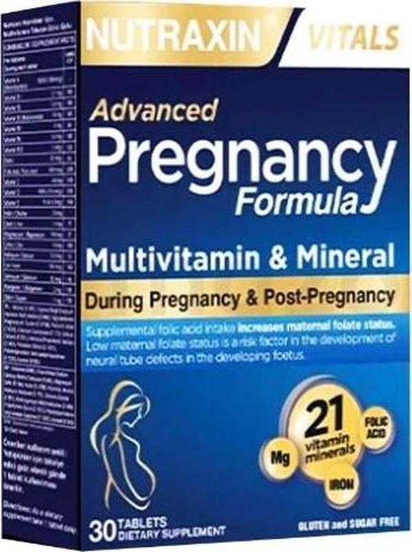 Nutraxin Pregnancy Formula 30 Adet - Image 1
