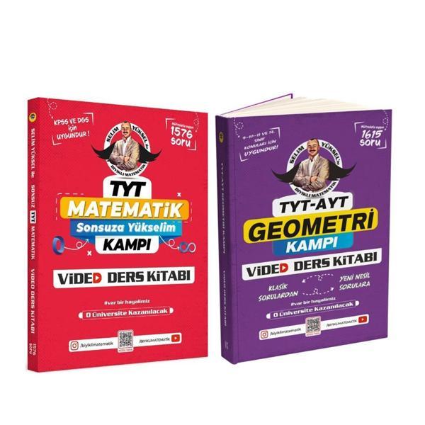Bıyıklı Matematik TYT Matematik ve Geometri Kampı Seti 2 Kitap - Bıyıklı Matematik Yayınları - Image 1