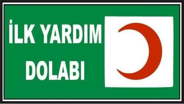 Fosforlu İlk Yardım Dolabı Levhası  - Fotolümenli - Image 1