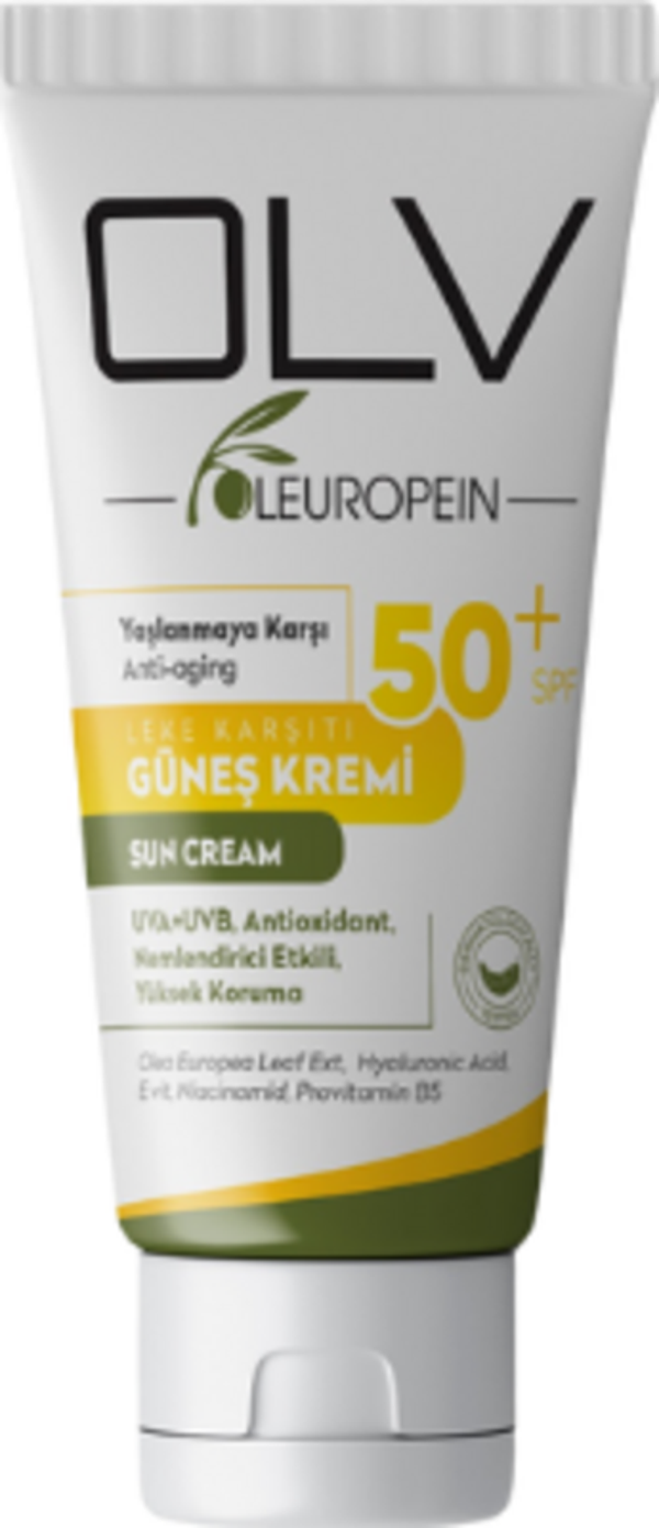 OLV SPF 50+ Yaşlanma Karşıtı Güneş Kremi 50 ml - Image 1