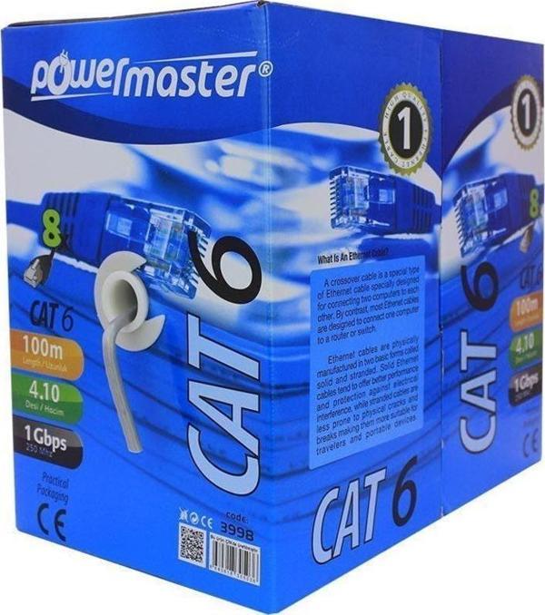 Powermaster Cat6 100 Metre Ethernet Network Kablosu - Image 1