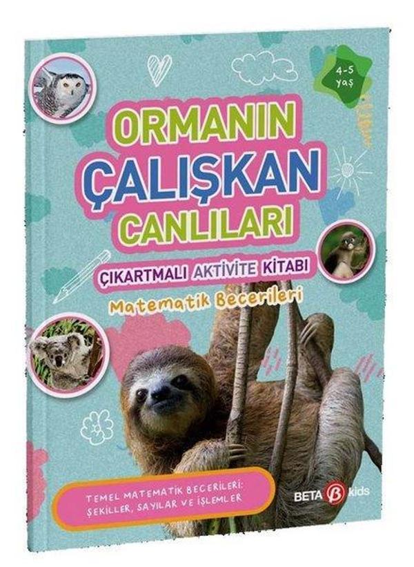 Ormanın Çalışkan Canlıları - Çıkartmalı Aktivite Kitabı - Beta Kids - Image 1