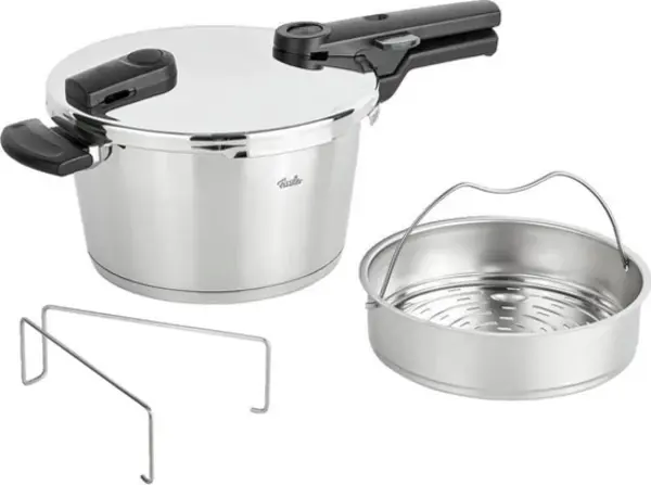 Fissler Vitaquick Black Düdüklü Tencere 4,5 Lt - Image 1