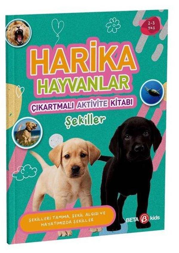 Harika Hayvanlar - Çıkartmalı Aktivite Kitabı - Beta Kids - Image 1