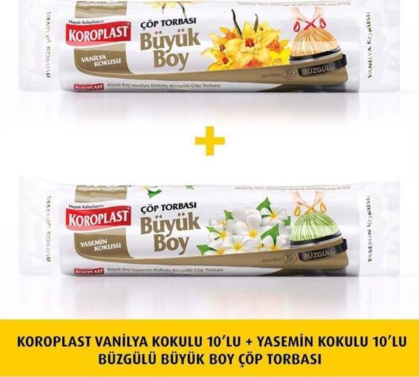 Koroplast Vanilya Büzg. Büy.Çöp 10+Yasemin Kok. Büzg.Çöp 10 - Image 1