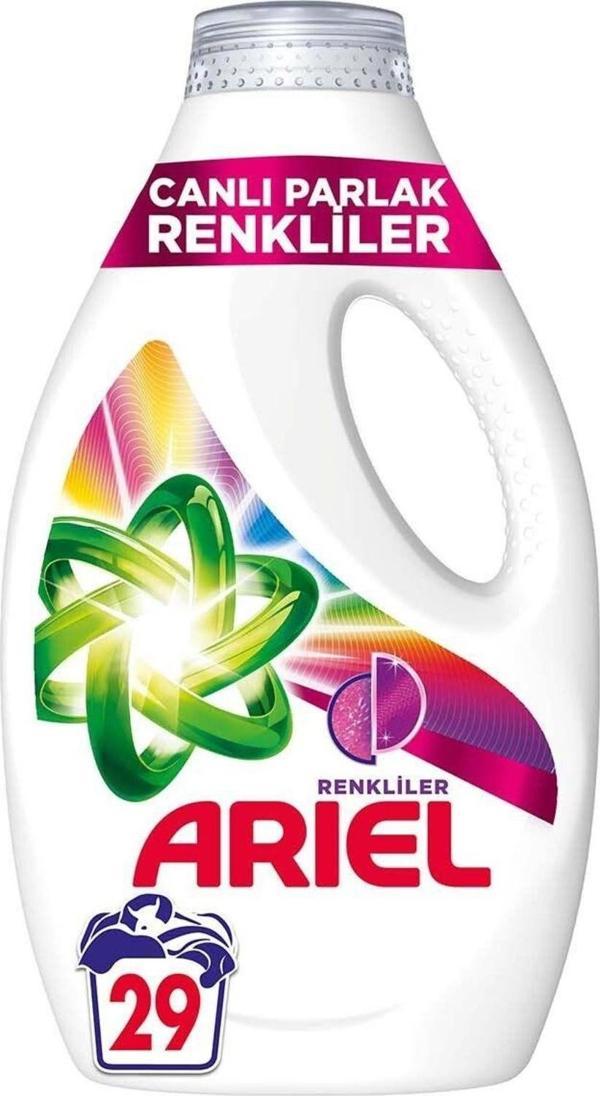 Ariel Canlı Parlak Renkliler Sıvı Çamaşır Deterjanı 29 Yıkama - Image 1
