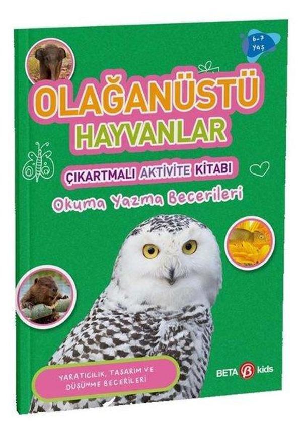 Olağanüstü Hayvanlar - Çıkartmalı Aktivite Kitabı - Beta Kids - Image 1