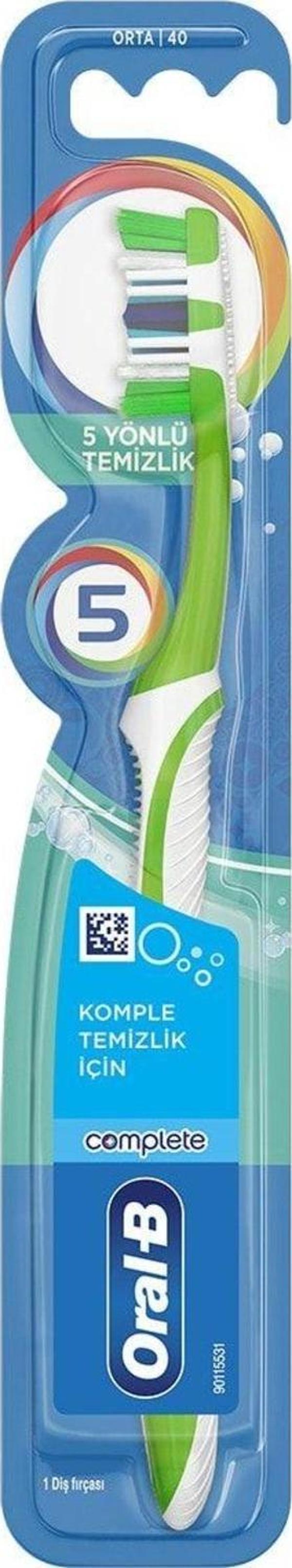 Oral-B Diş Fırçası Complete 5 Yönlü Temizlik 40 Orta - Image 1