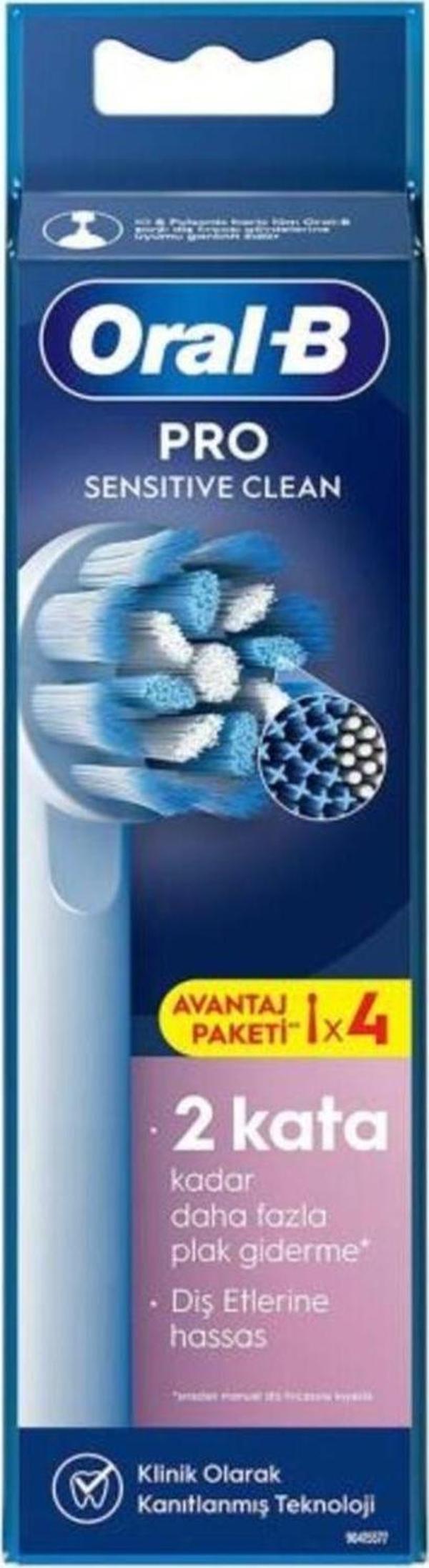 Oral-B Şarjlı Diş Fırçası Yedek Başlığı Sensitive x-Filament 2 Adet Ürün - Image 1