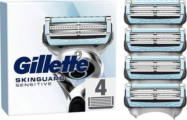 Gillette Skinguard Sensitive 4 Adet Yedek Tıraş Bıçağı - Image 1