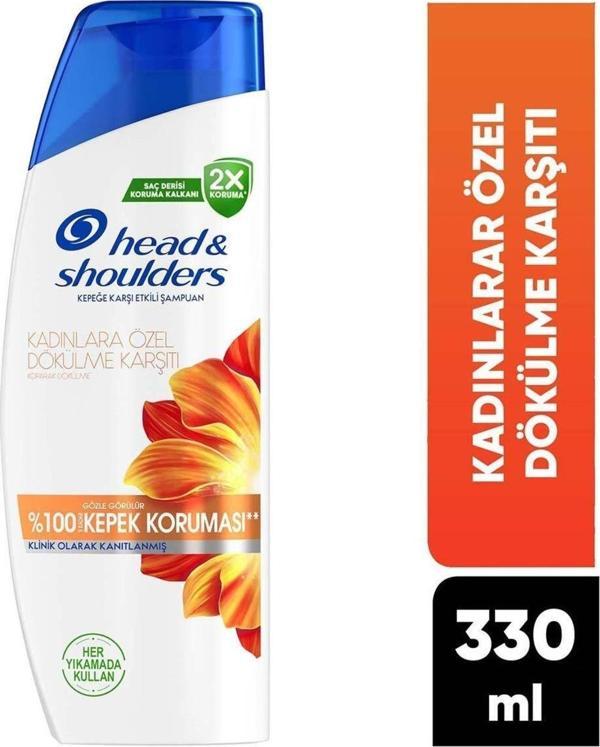 Head And Shoulders Kadınlara Özel Saç Dökülmelerine Karşı Etkili 1İn1 Şampuan 330 Ml - Image 1