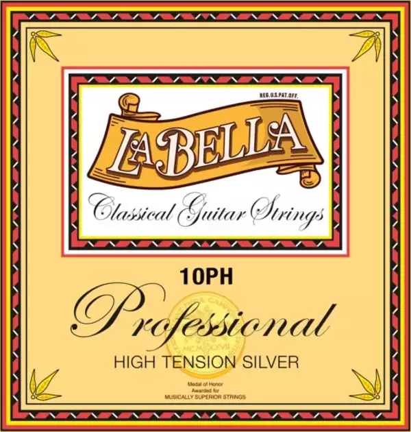 La Bella 10ph Hard Tension Silver Profesyonel Klasik Gitar Teli - Image 1