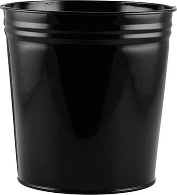 Mas Çöp Kovası Siyah 10 Litre Metal Çöp Kovası - Image 1