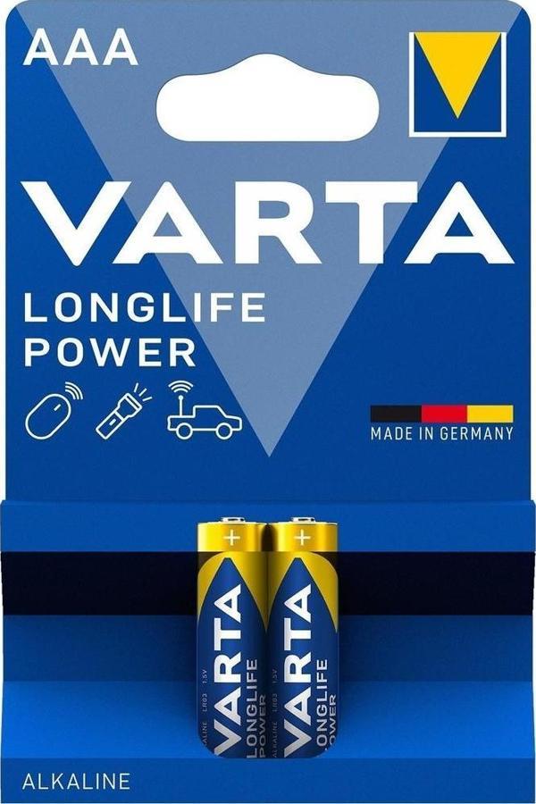 Varta Longlife Power AAA İnce Kalem Pil Alkalin (2 Li Paket) - Image 1