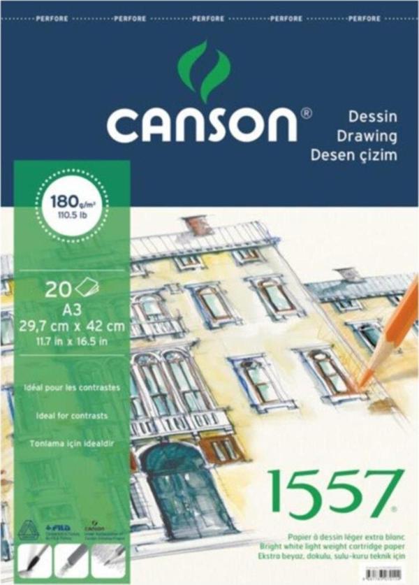 Canson Teknik Resim Kağıdı 200 Gram A4 (1 Paket 250 Adet) - Image 1
