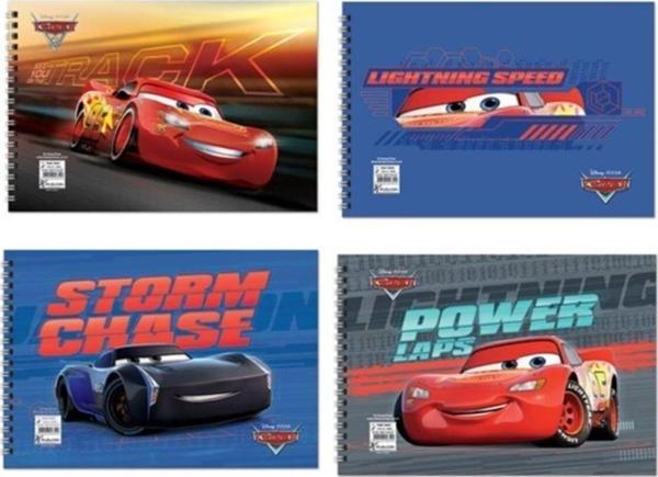 Keskin Color Resim Defteri Spiralli 15 Yaprak 17x25 Cm Cars Resim Defteri (24 Lü Paket) - Image 1
