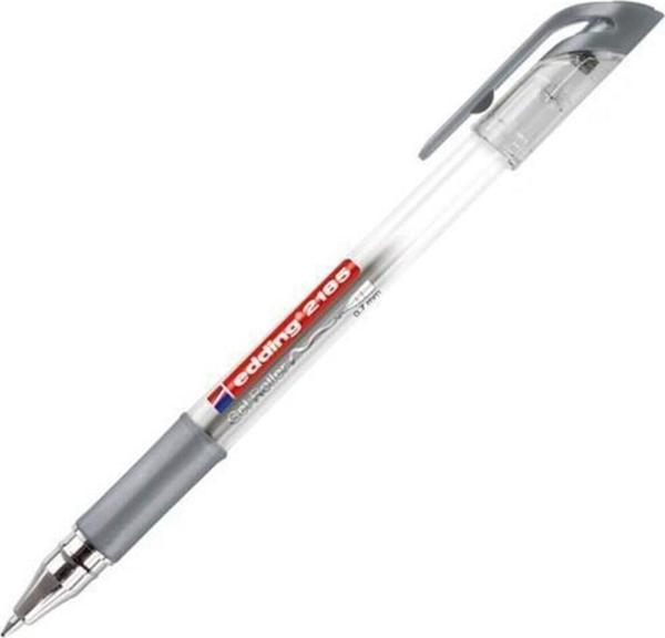 Edding Roller Kalem Cristal Jel Gümüş Davetiye Kalemi (10 Lu Paket) - Image 1