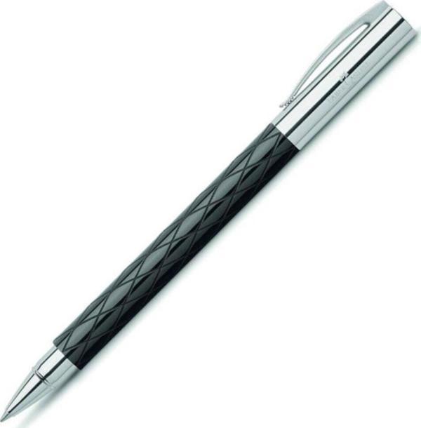 Faber-Castell Roller Kalem Ambition Rhombus Siyah Roller Kalem - Image 1