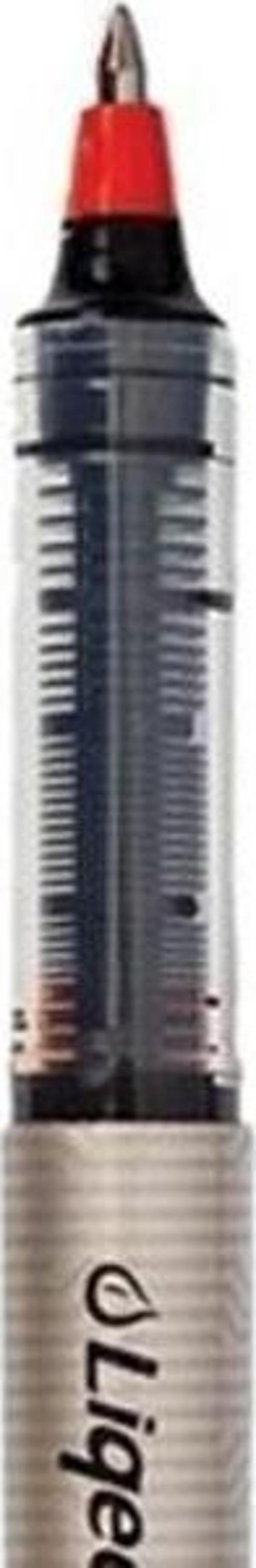 Liqeo Athens Roller Kalem 0.7 MM Kırmızı Roller Kalem (12 Li Paket) - Image 1