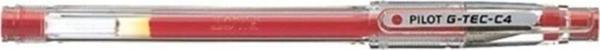 Pilot Roller Kalem G-Tec-C4 İğne Uç 0.4 MM Kırmızı (12 Li Paket) - Image 1
