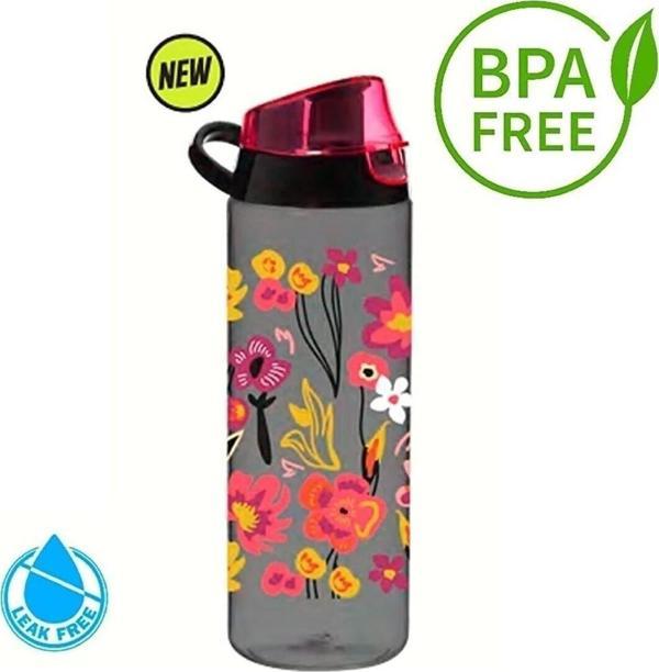 Herevin Matara Desenli Renkli Çiçekler 750 ML Suluk - Image 1