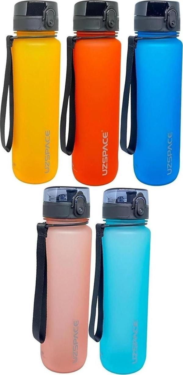 Uzspace Matara 1000 ML Tritan Su Matarası (Karışık Renk 1 Adet) - Image 1
