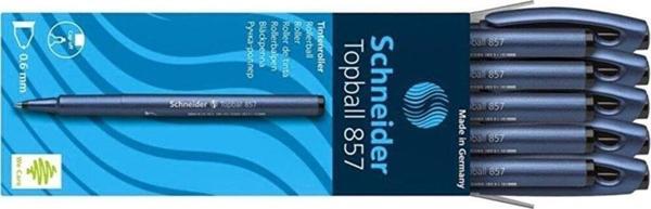 Schneider Roller Kalem Topball Bilye Uç 0.6 MM Siyah (10 Lu Paket) - Image 1