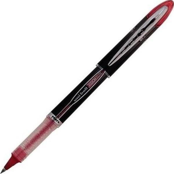 Uni-Ball Kırmızı Roller Kalem Vision Elite Bilye Uç 0.5 Mm Kırmızı (12 Li Kutu) - Image 1