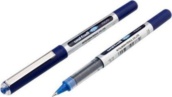 Uni-Ball Roller Kalem 10 Eye Broad Jel Bilye Uç İmza Kalemi 1.0 MM Mavi UB-150 (12 Li Paket) - Image 1