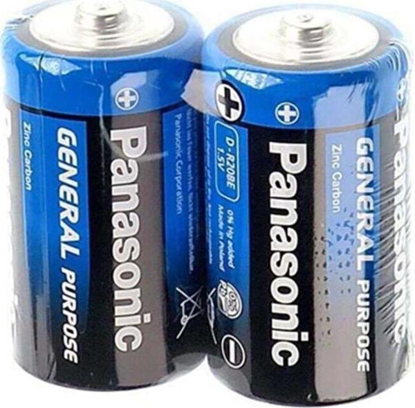 Panasonic Çinko Karbon Büyük Boy Pil (D) (24 Adet Pil) - Image 1