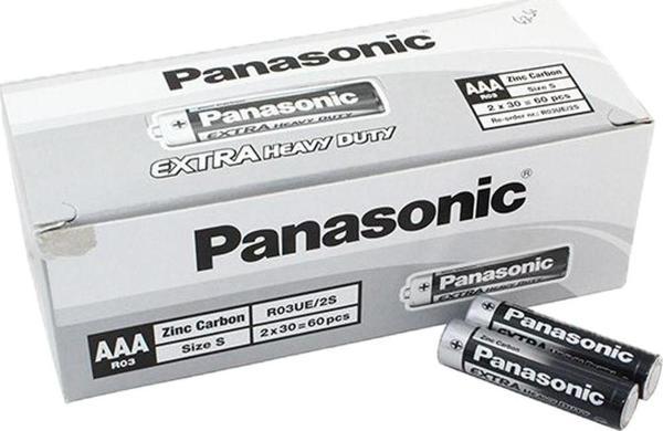 Panasonic Çinko Karbon İnce Kalem Pil (AAA) (60 Lı Paket) - Image 1