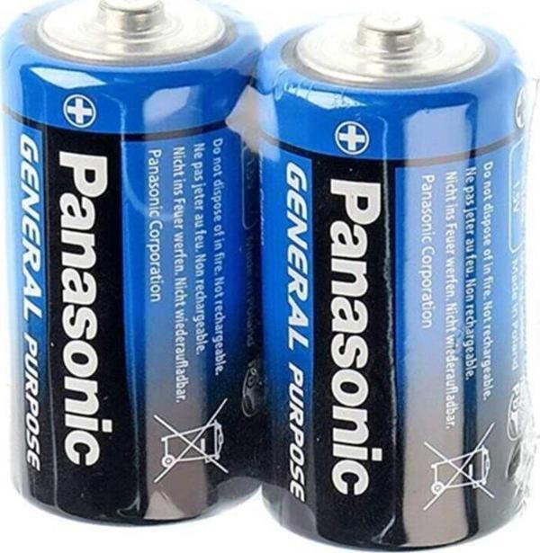 Panasonic Çinko Karbon Orta Boy Pil (C) (24 Adet Pil) - Image 1