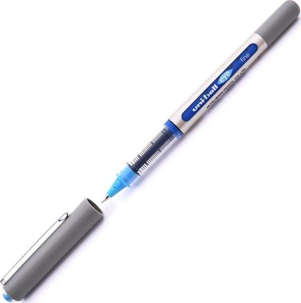 Uni-Ball Roller Kalem Eye Fine Bilye Uç 0.7 MM Açık Mavi (12 Li Paket) - Image 1