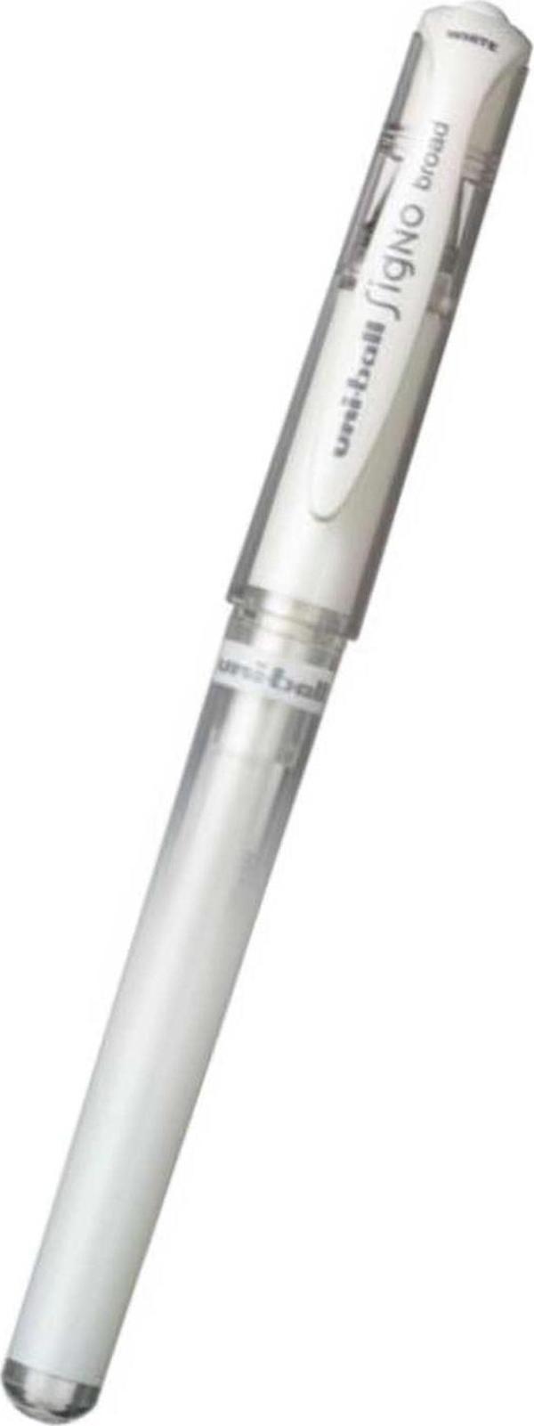 Uni-Ball Roller Kalem Signo Broad Jel Bilye Uç Davetiye Kalemi 1.0 MM Beyaz UM-153 (12 Li Paket) - Image 1