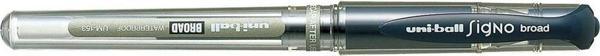 Uni-Ball Roller Kalem Signo Broad Jel Bilye Uç İmza Kalemi 1.0 MM Mavi Siyah (12 Li Paket) - Image 1