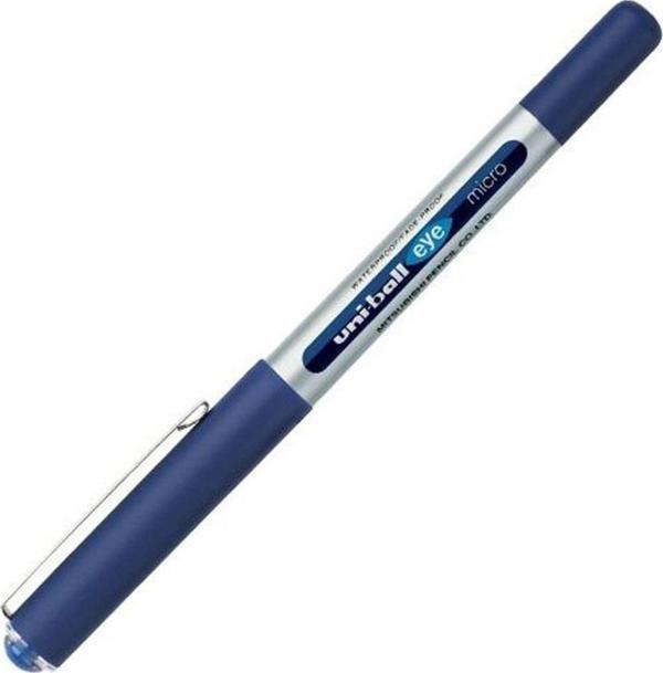 Uni-Ball Roller Kalem Eye Micro Bilye Uç 0.5 MM Mavi UB-150 (12 Li Paket) - Image 1