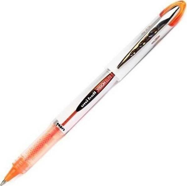 Uni-Ball Roller Kalem Vision Elite Bilye Uç 0.8 MM Turuncu (12 Li Paket) - Image 1