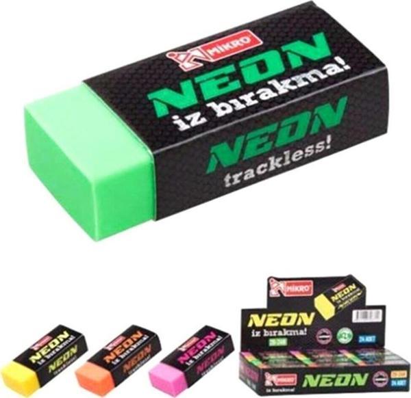 Mikro Silgi Soft Neon Renkler Öğrenci Silgisi (30 Lu Paket) - Image 1
