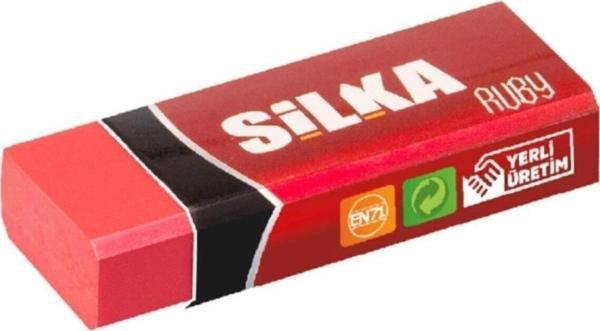 Silka Rubby Öğrenci Silgisi Kırmızı Silgi (20 Li Paket) - Image 1