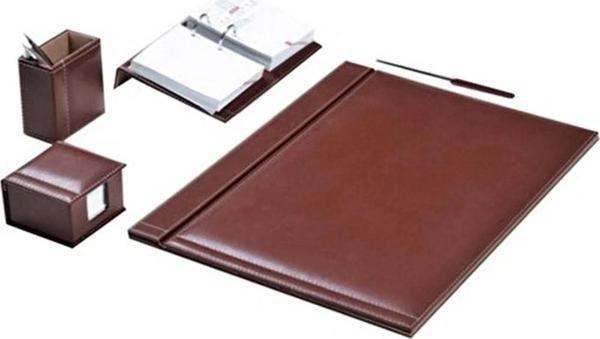 Gıpta Sümen Takımı 5 Parça Solid Sade Kahverengi 5 Parça Sümen Takımı - Image 1