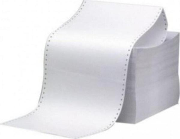 Meteksan Sürekli Form 2 Nüsha 5.5 Perfereli 11x24 Cm 60 GR (1000 Li Paket) - Image 1